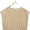 VINTAGE SHORT KNITED VEST/L