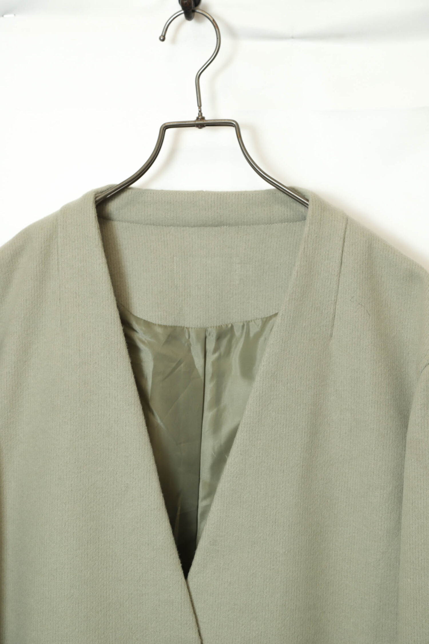 Alternative view of VINTAGE COLLARLESS COAT/L