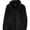 VINTAGE FAKE FUR COAT/L