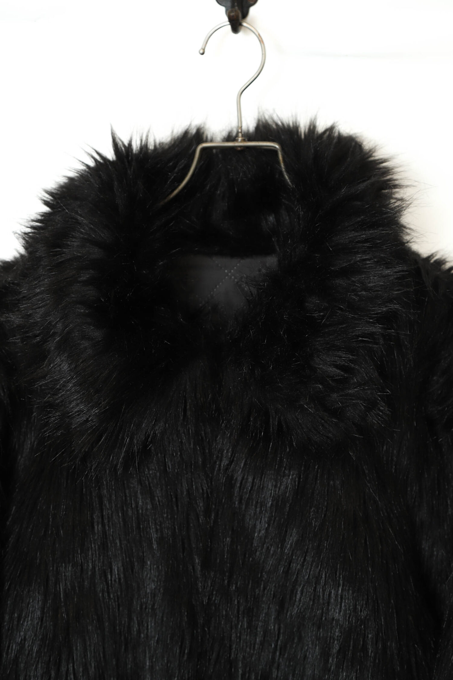 Alternative view of VINTAGE FAKE FUR COAT/L