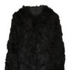 VINTAGE FAKE FUR COAT/M