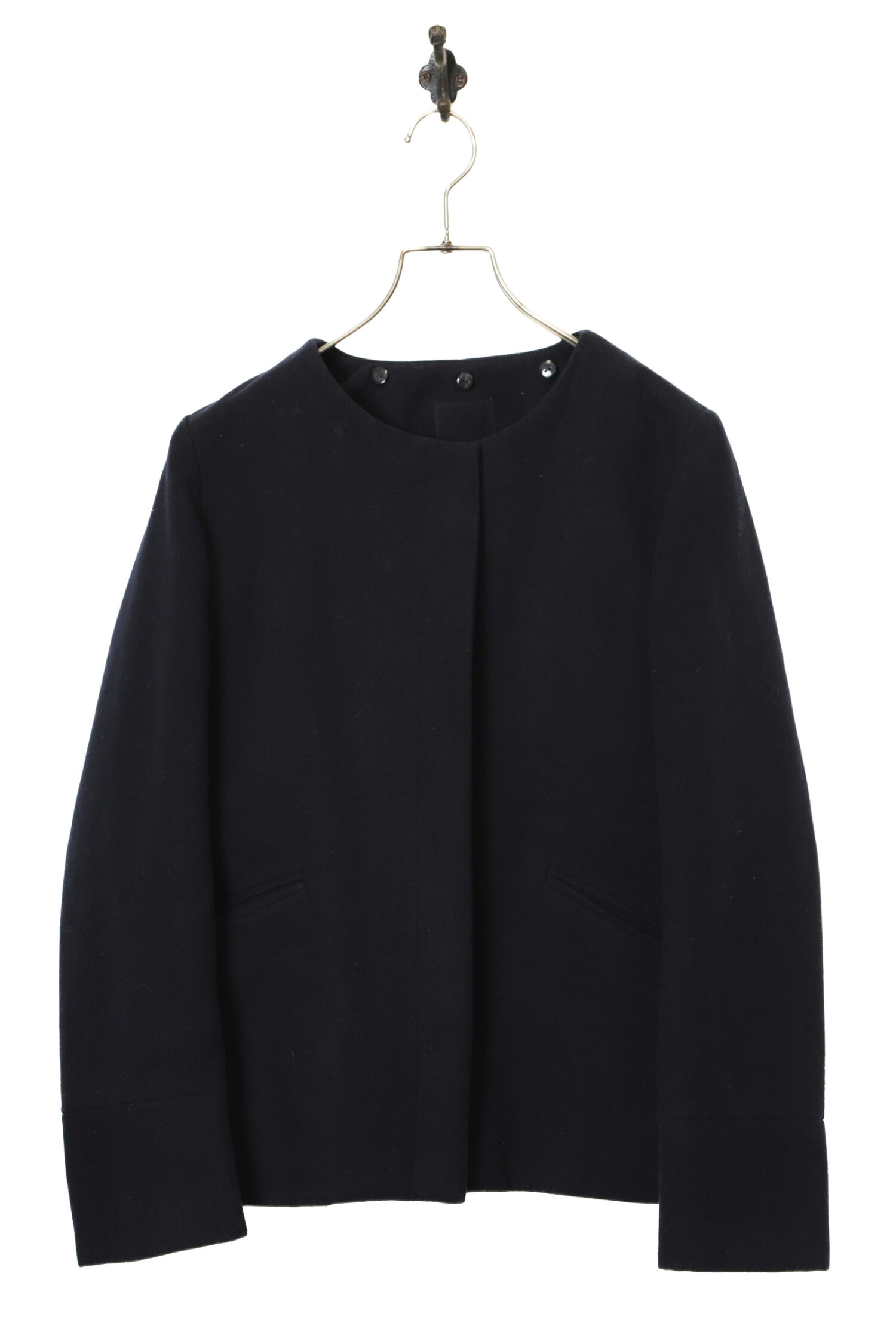 VINTAGE COLLARLESS JACKET/M