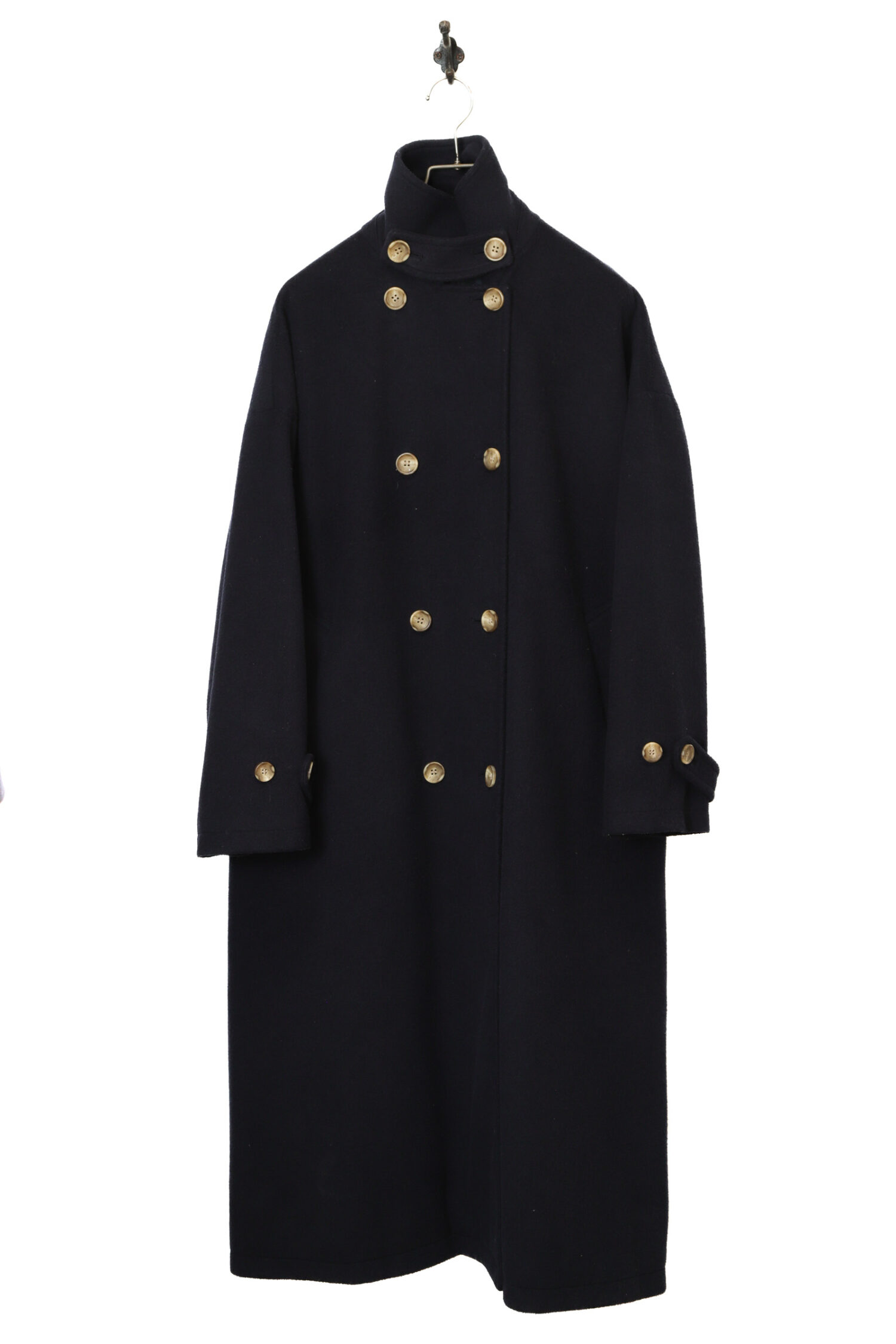 VINTAGE STAND COLLAR COAT/XL