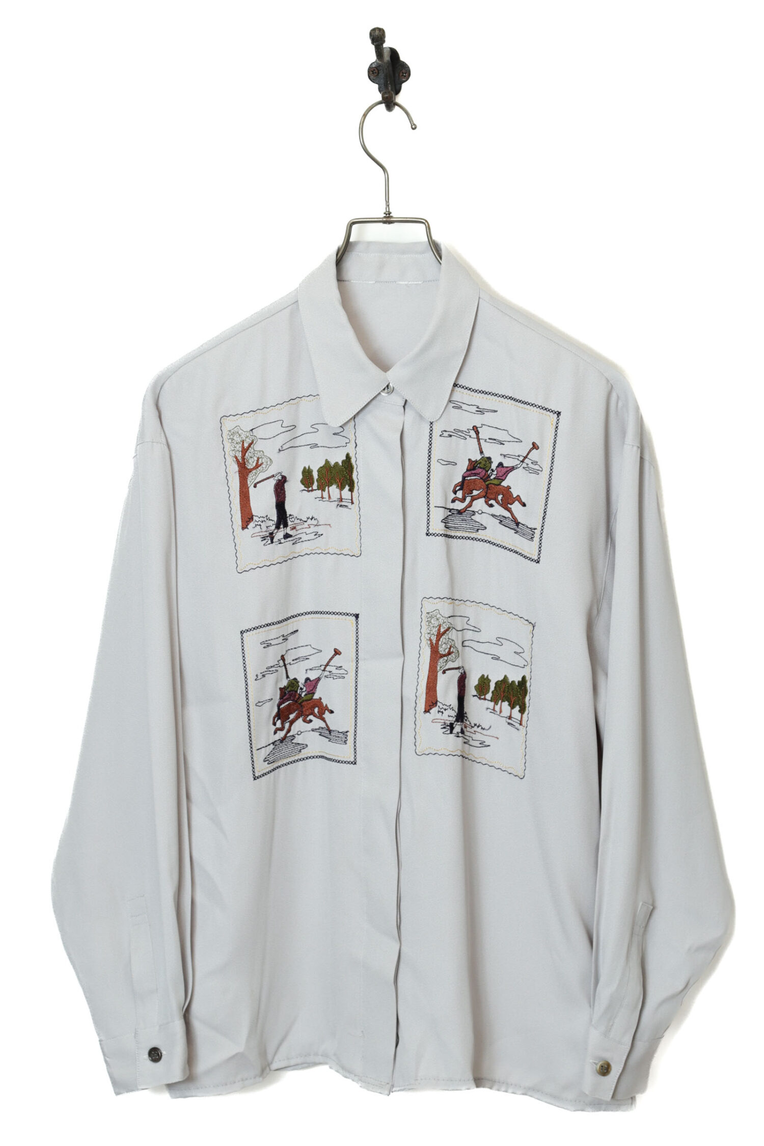 VINTAGE EMBROIDERY SHIRT/M
