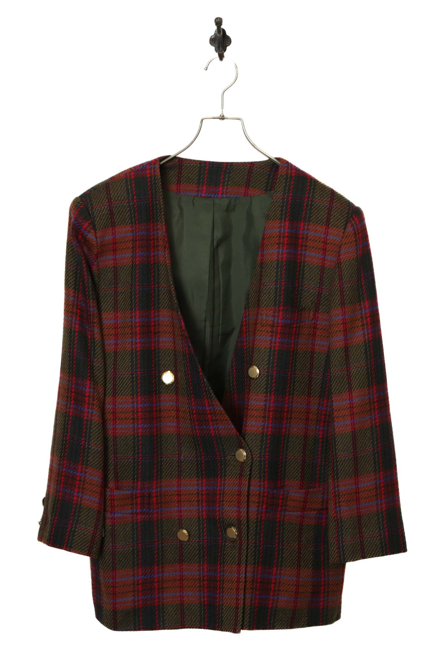 VINTAGE COLLARLESS JACKET/M