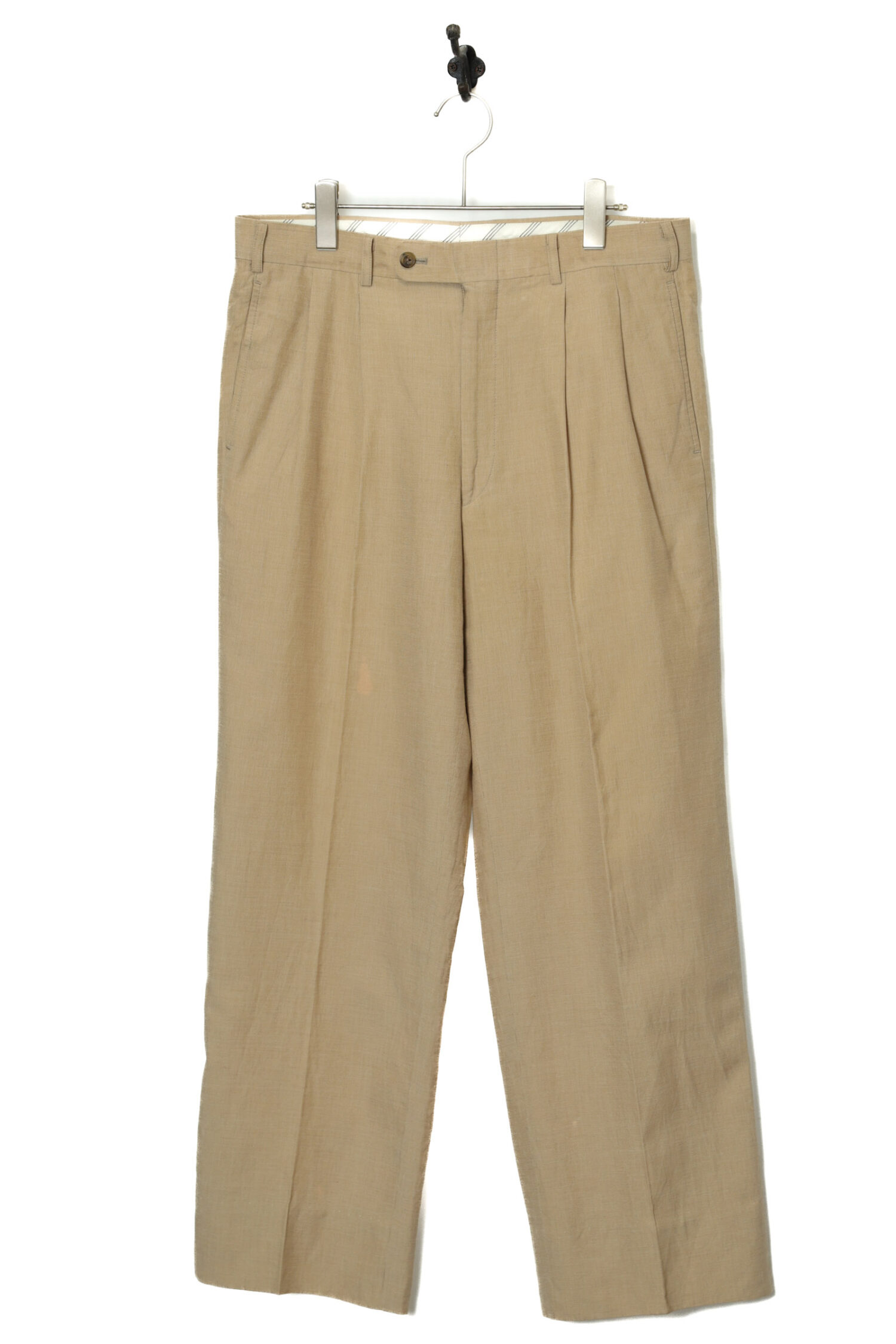 USED BURBERRY PLEATED DRESS PANTS/W86