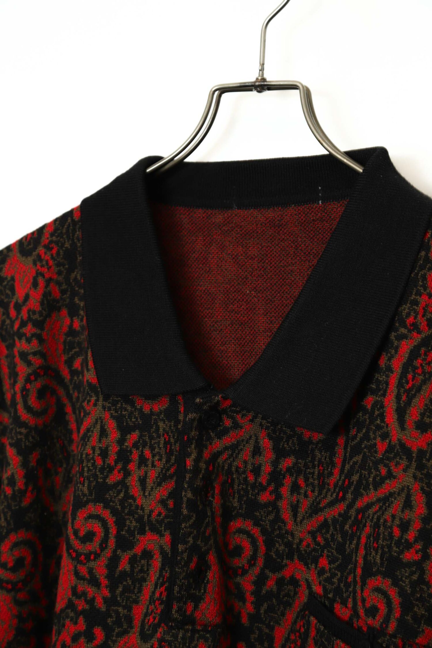 Alternative view of VINTAGE PATTERN KNITED SWEATER/XL