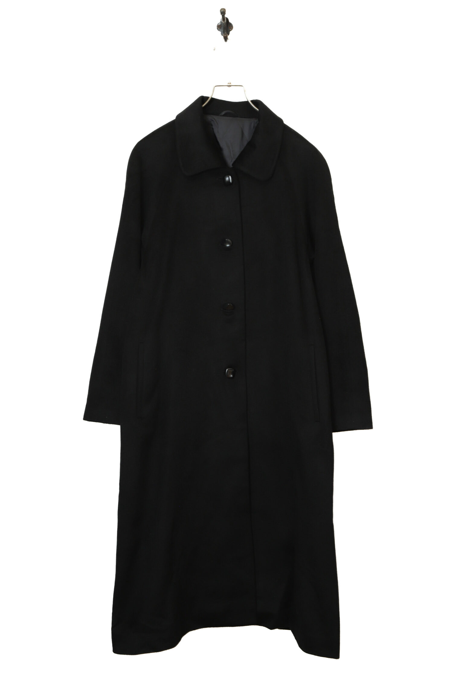 VINTAGE CASHMERE WOOL COAT/L