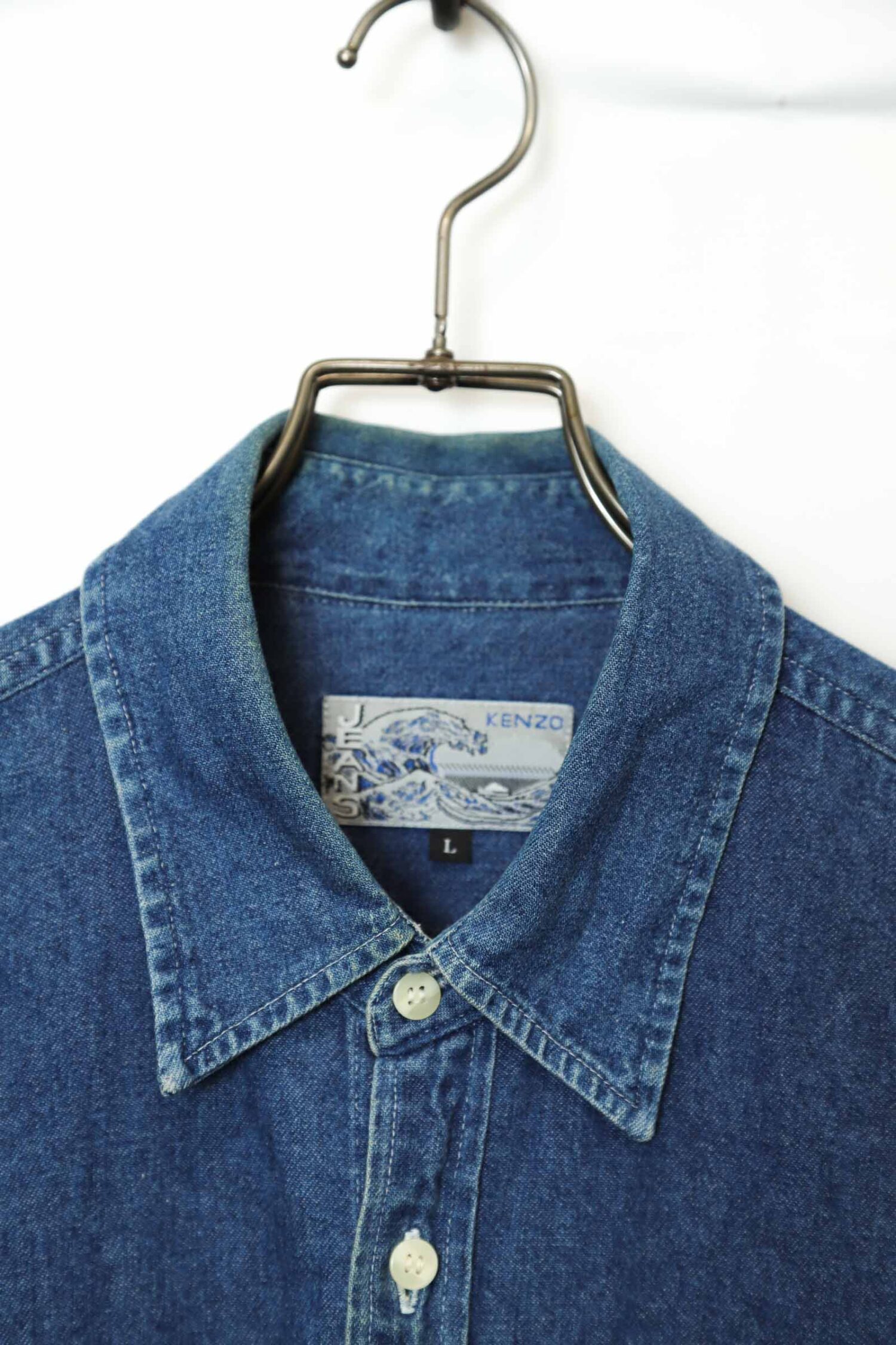 Alternative view of USED KENZO CHAMBRAY SHIRT/L