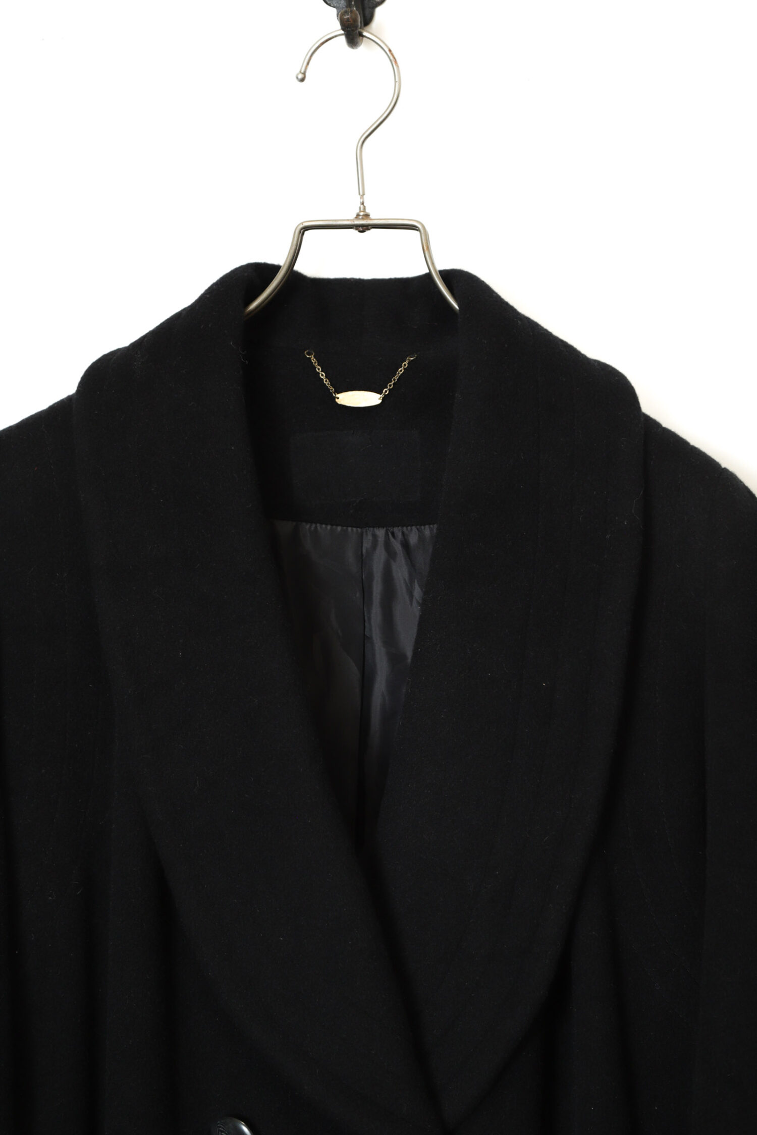 Alternative view of VINTAGE ANGORA WOOL COAT/L