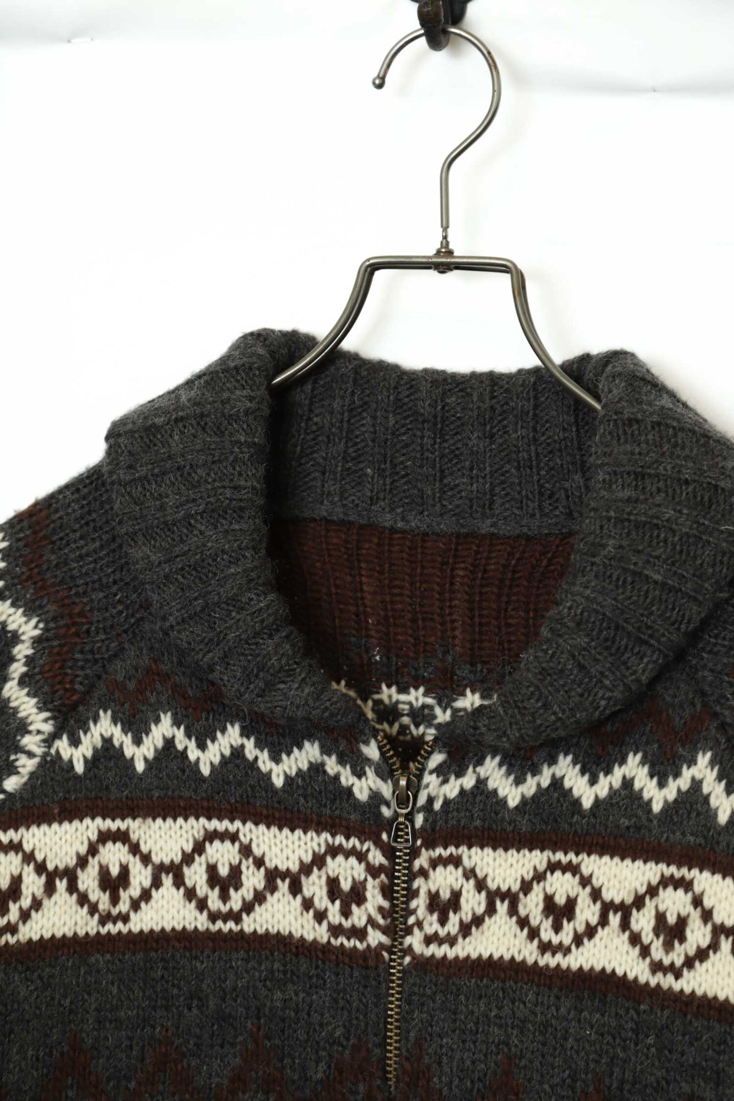 Alternative view of VINTAGE KNITED JACKET/M