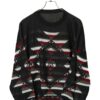 VINTAGE PATTERN KNITED SWEATER/XL