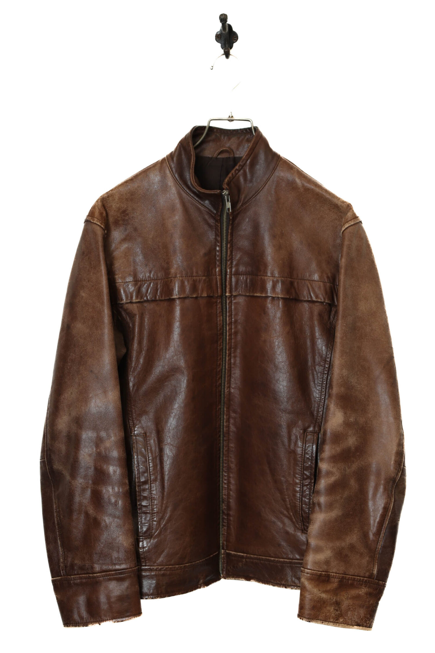VINTAGE GOAT LEATHER JACKET/M