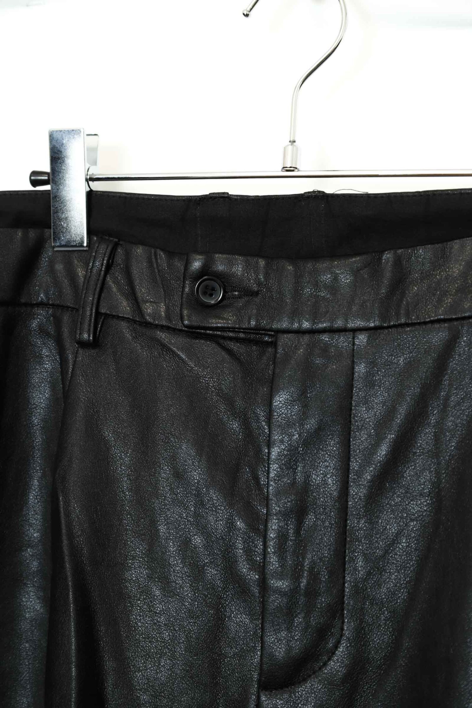 Alternative view of VINTAGE FAKE LEATHER WIDE PANTS/W90