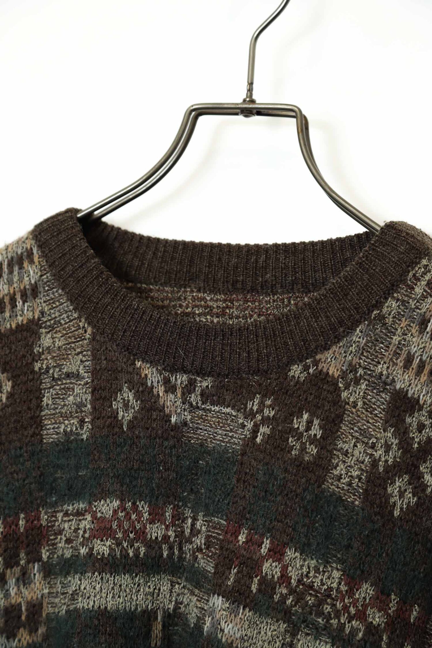 Alternative view of VINATGE PATTERN KNITED SWEATER/M
