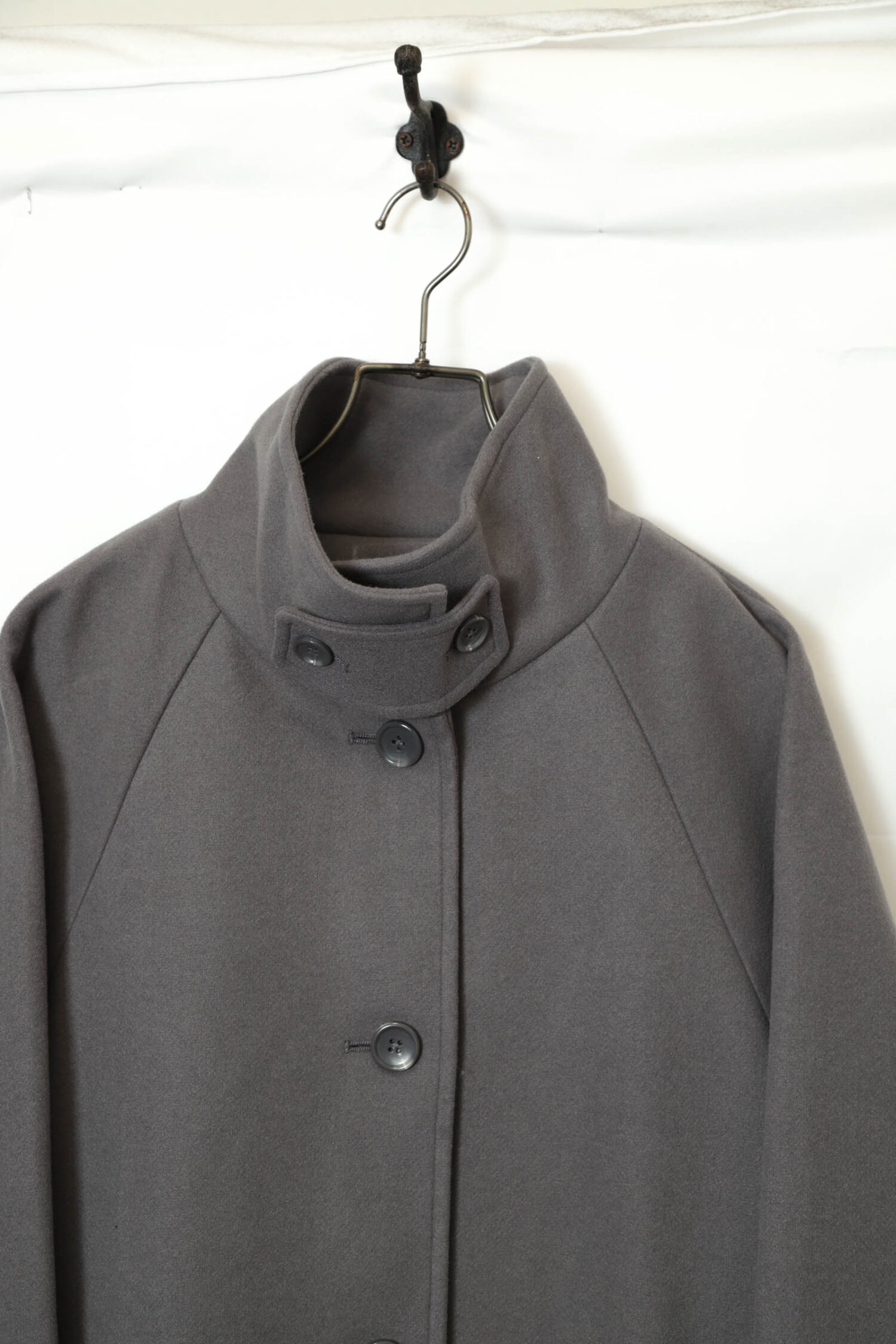 Alternative view of VINTAGE STAND COLLAR COAT/XL