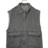 VINTAGE DENIM VEST/L