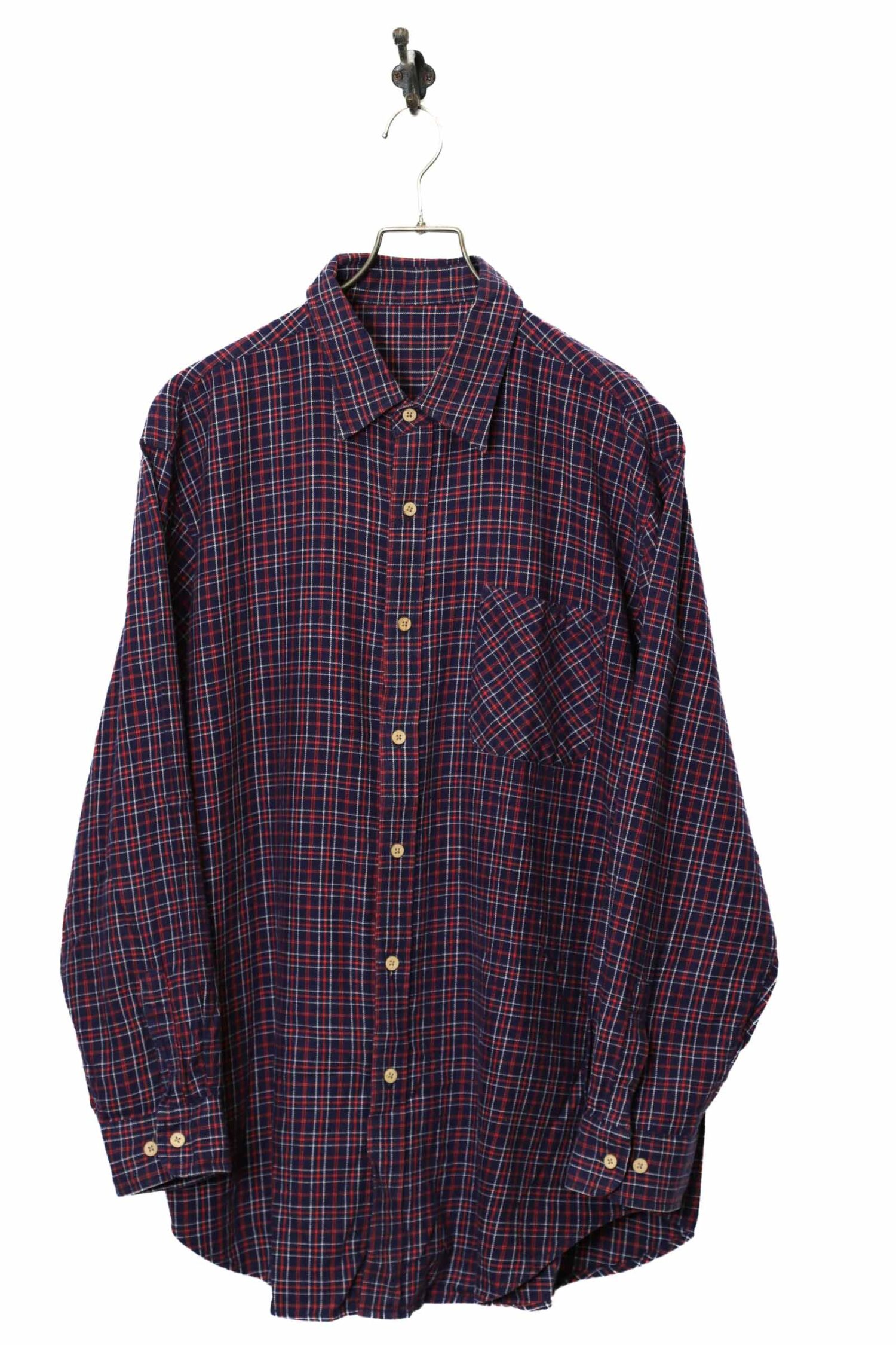VINTAGE CHECK SHIRT/XL