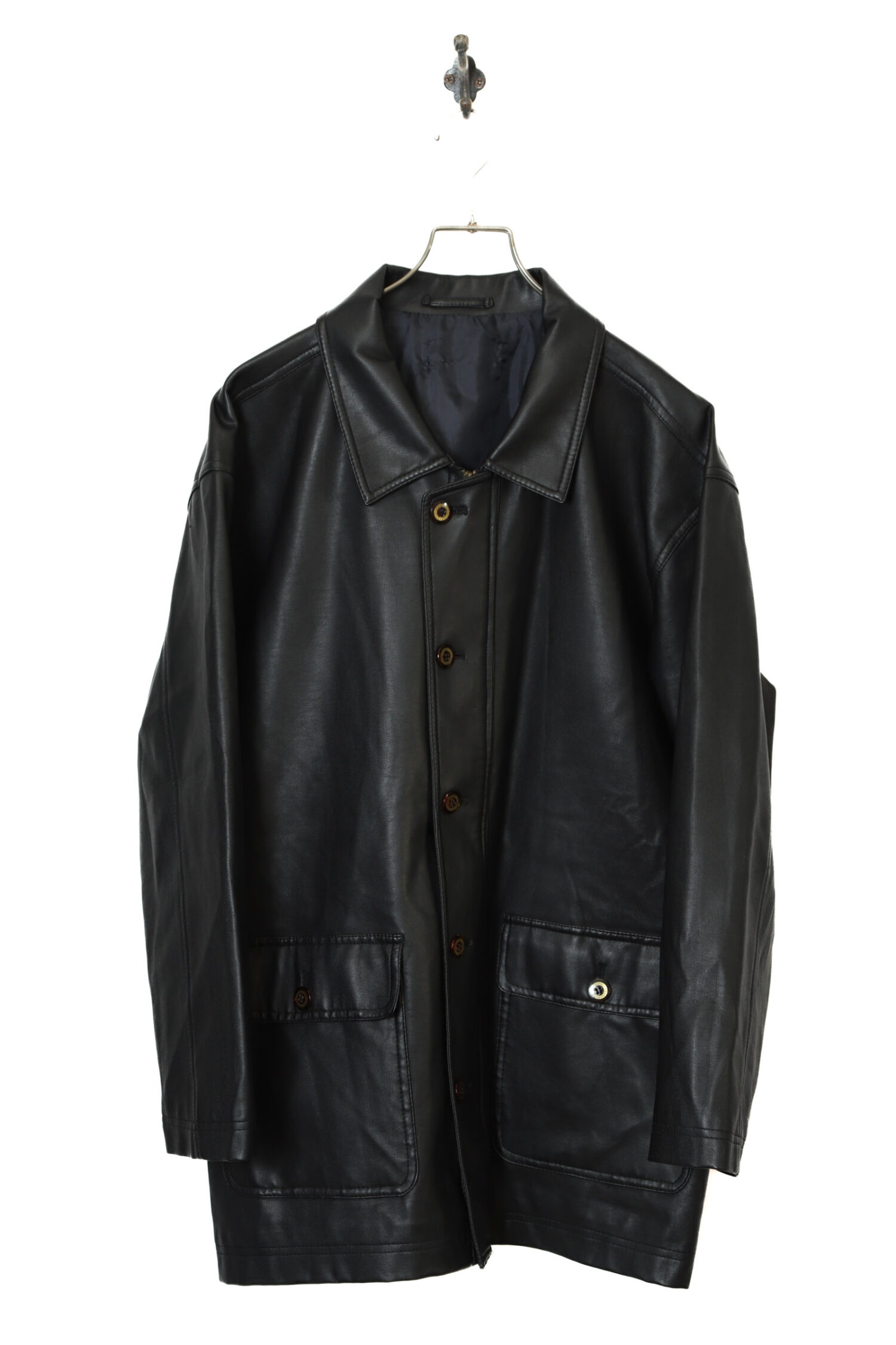 VINTAGE FAKE LEATHER JACKET/XL | 古着屋FERANTRACING【公式】|東京