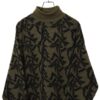 VINATGE PATTERN KNITED SWEATER/L
