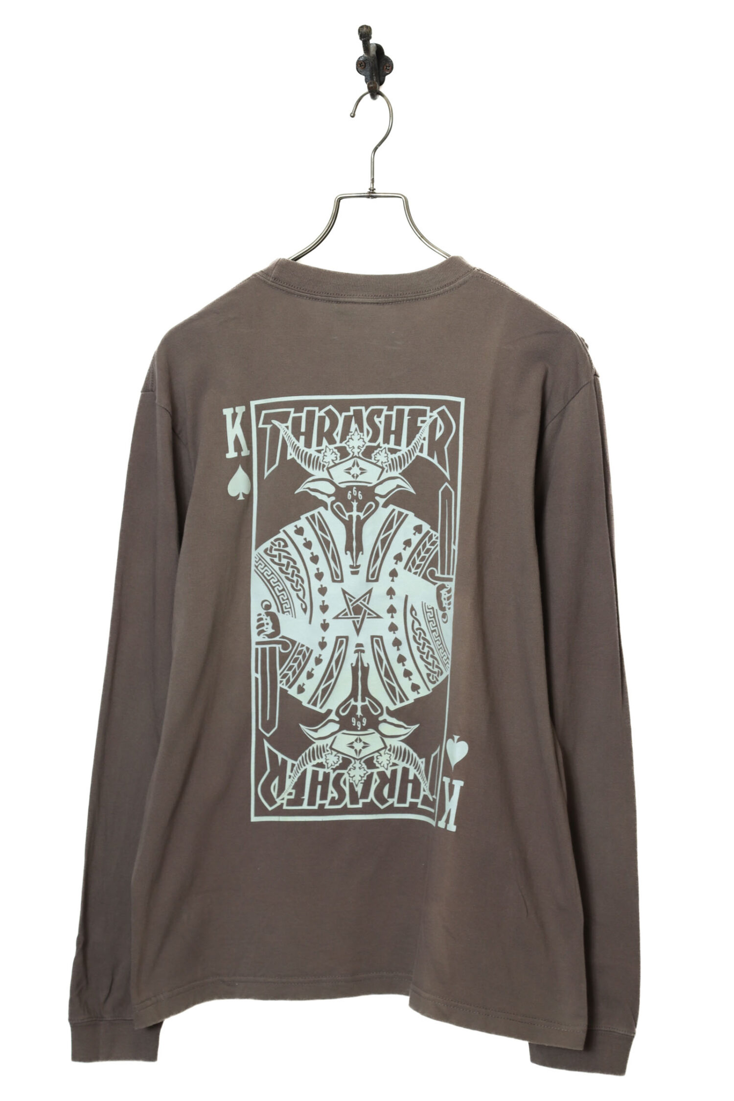 USED THRASHER LONG SLEEVE T-SHIRT/M