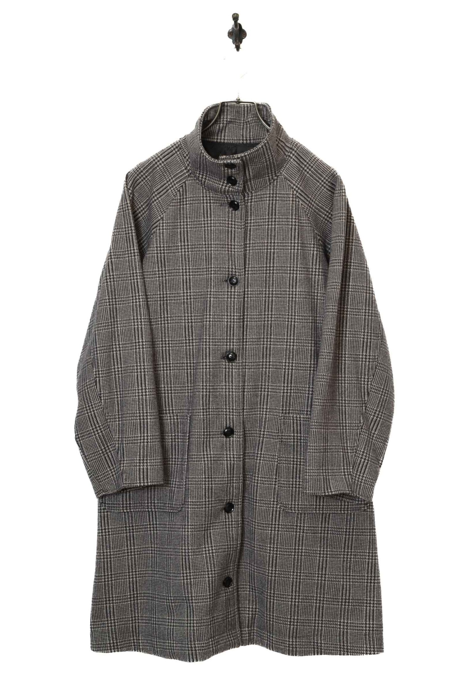 VINTAGE STAND COLLAR COAT/L