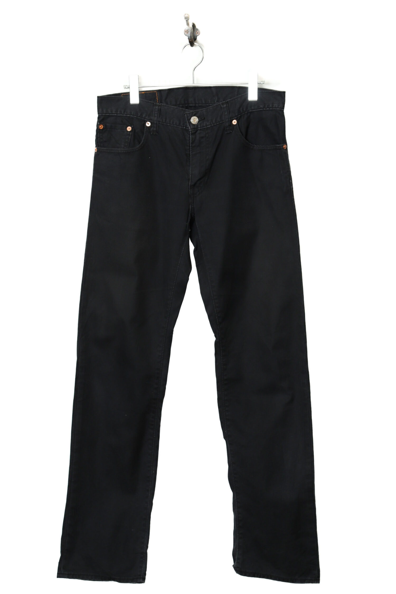 USED LEVIS BLACK DENIM PANTS/W82