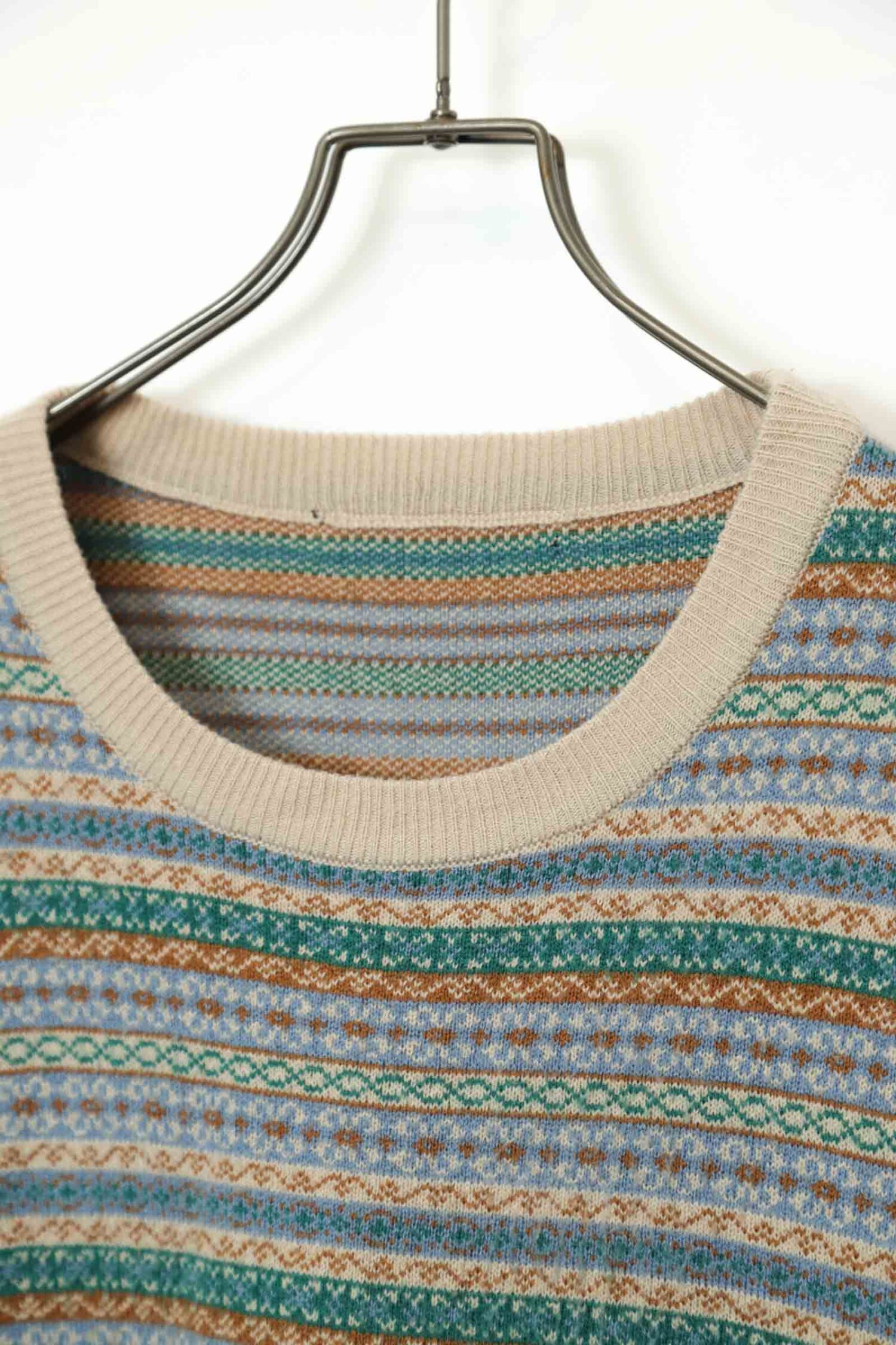 Alternative view of VINATGE PATTERN KNITED SWEATER/L