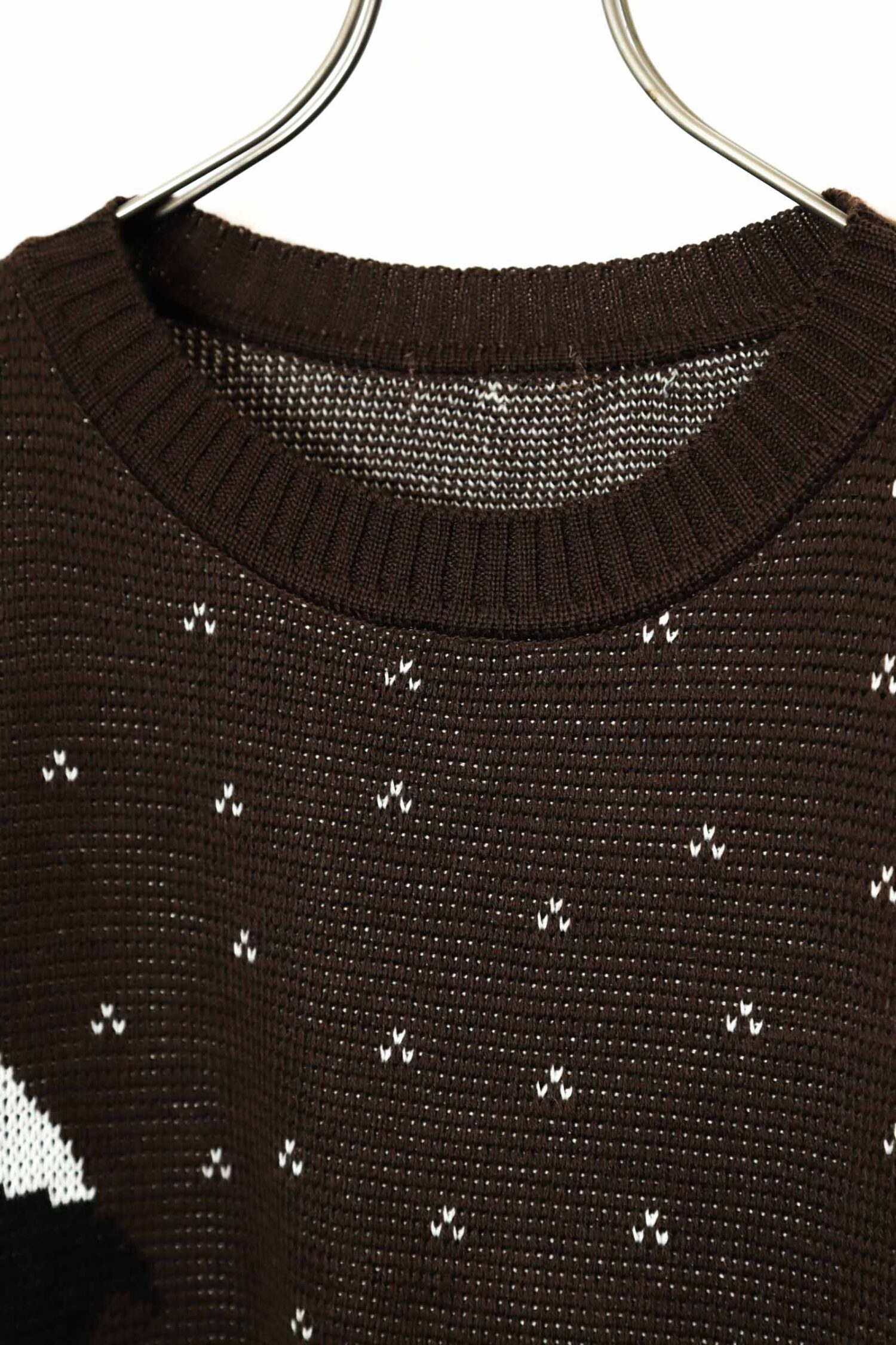 Alternative view of VINTAGE PATTERN KNITED SWEATER/M