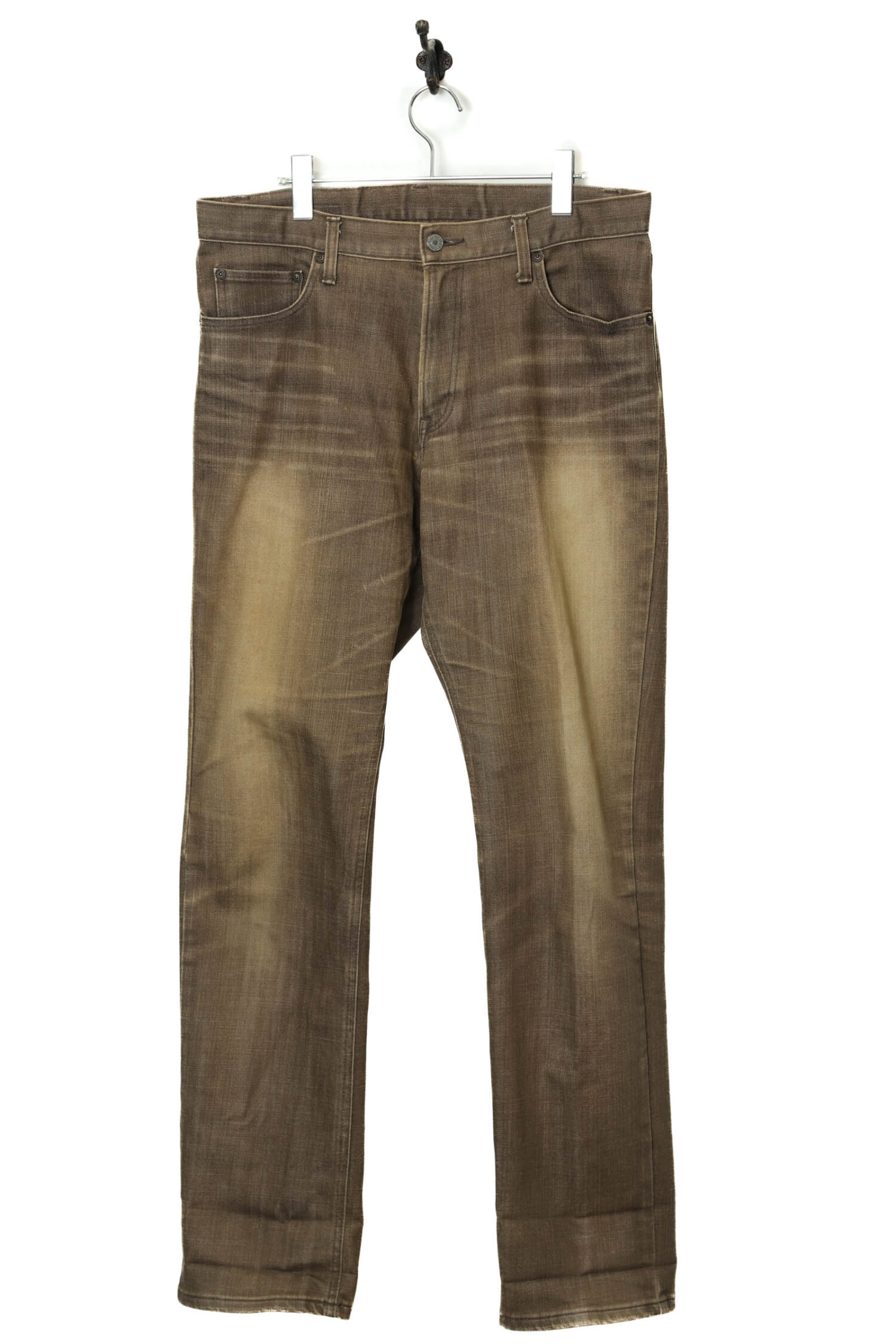 USED BLEACHED DENIM PANTS/W90