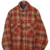 VINTAGE CHECK PATTERN SHIRT/XL