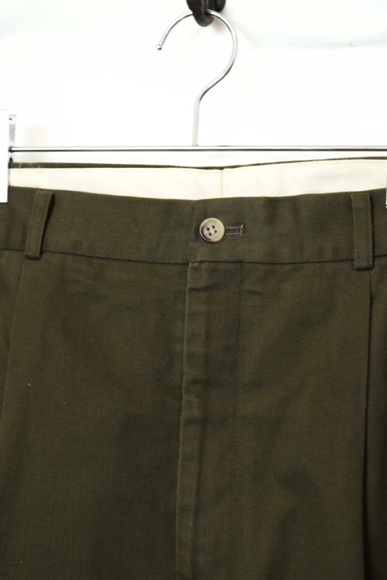 Alternative view of VINTAGE COTTON PLEATED DRESS PANTS/W92