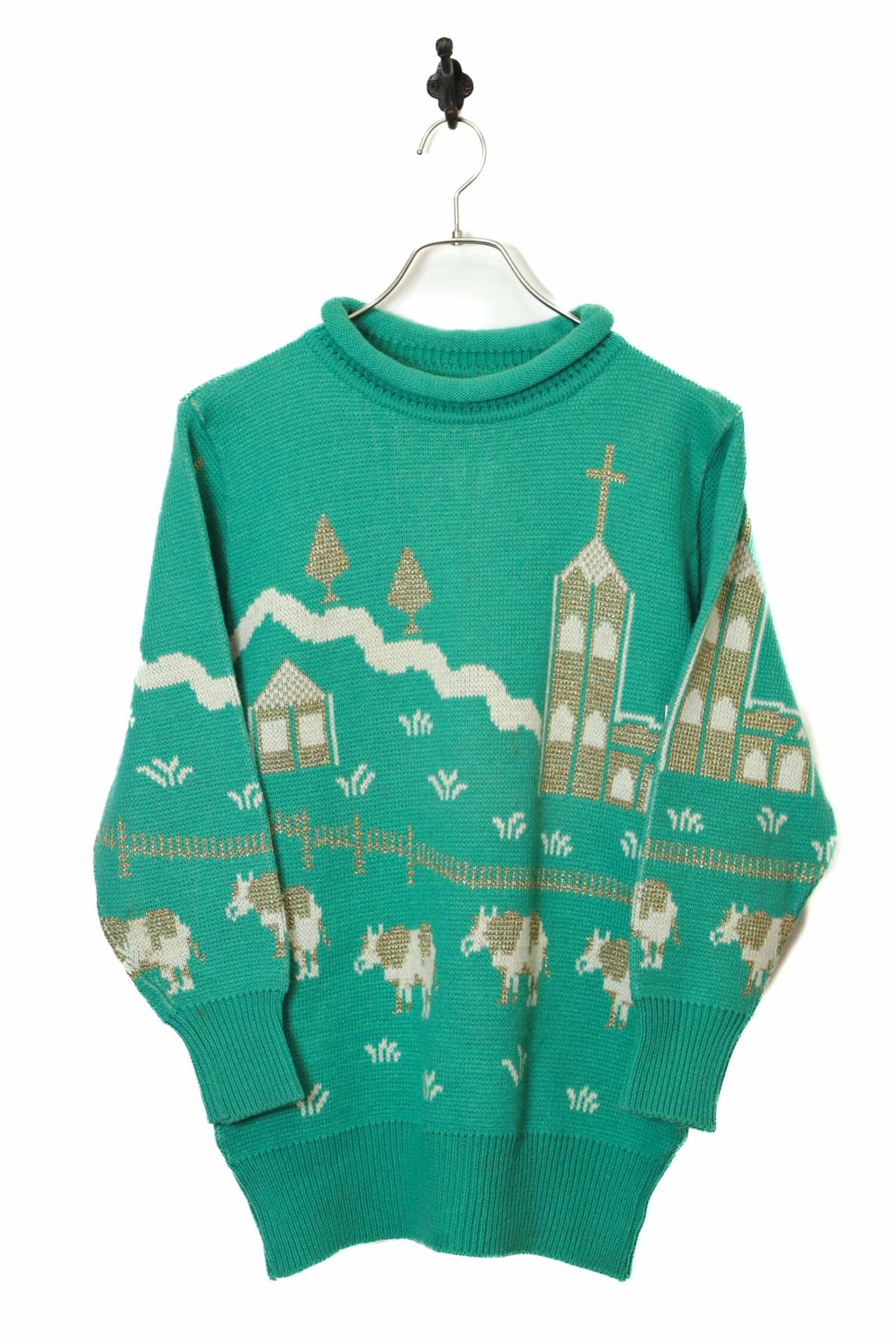 VINTAGE KNITTED SWEATER/M