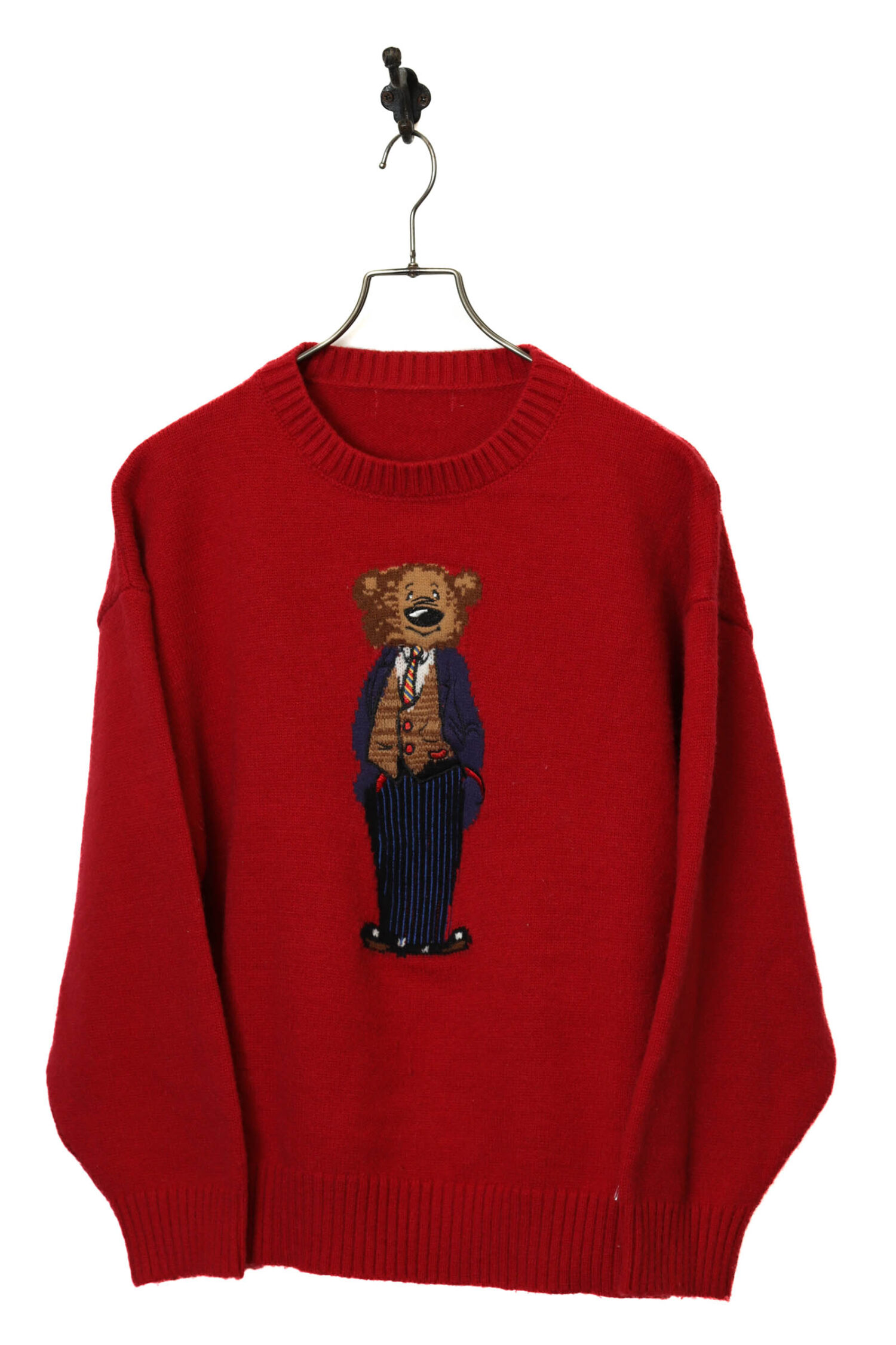 VINTAGE PATTERN KNITED SWEATER/M