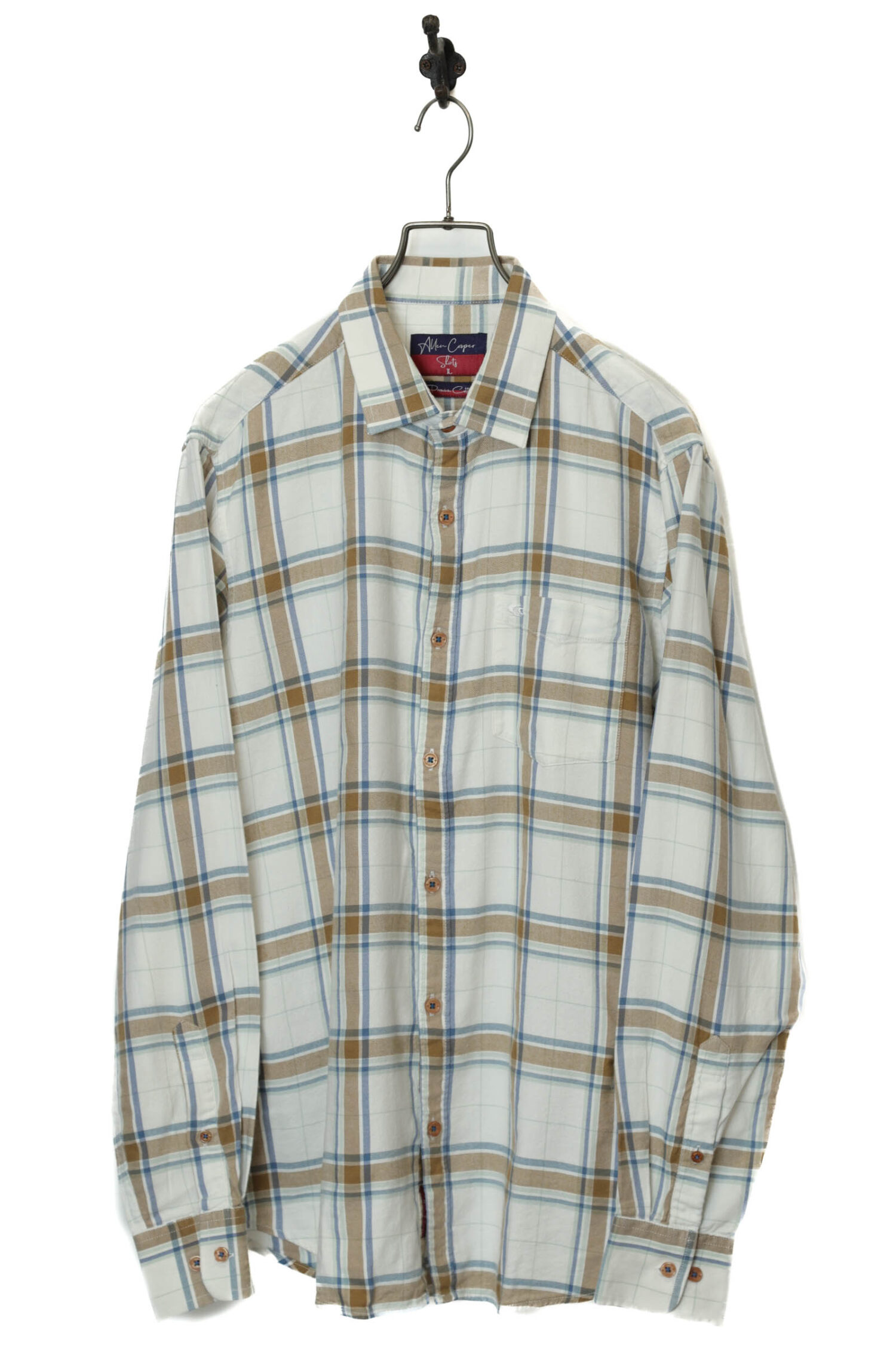 USED CHECK PATTERN SHIRT/XL