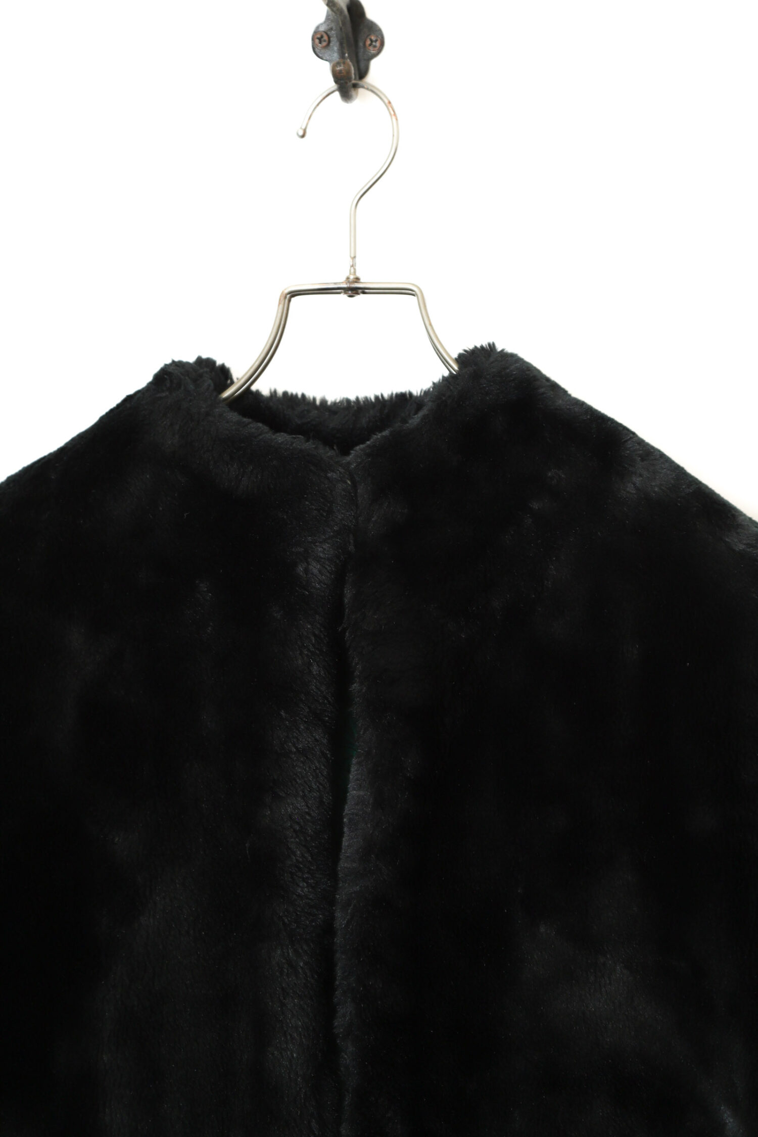 Alternative view of VINTAGE COLLARLESS BOA JACKET/S