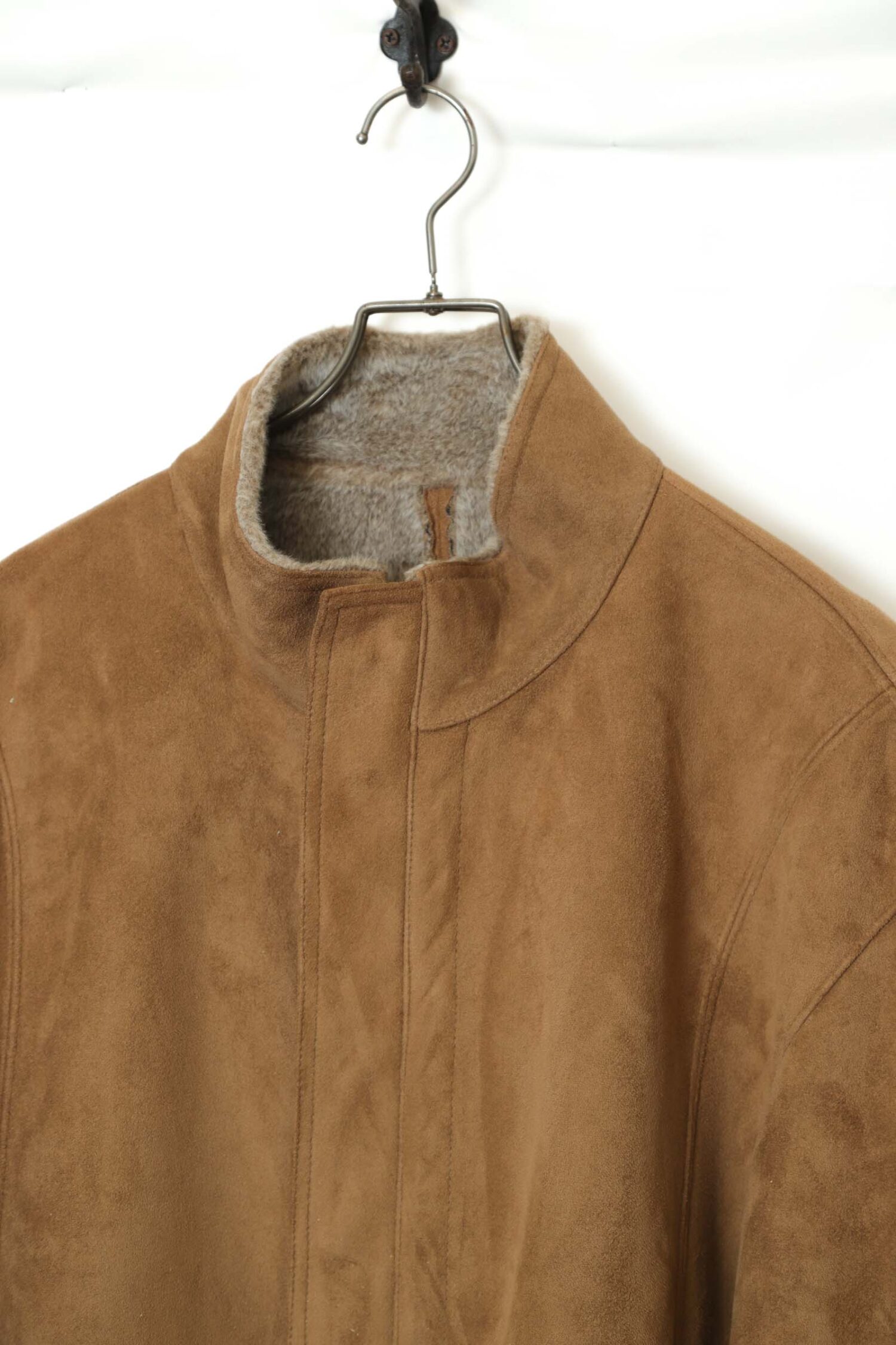 Alternative view of VINTAGE FAKE MOUTON JACKET/XL