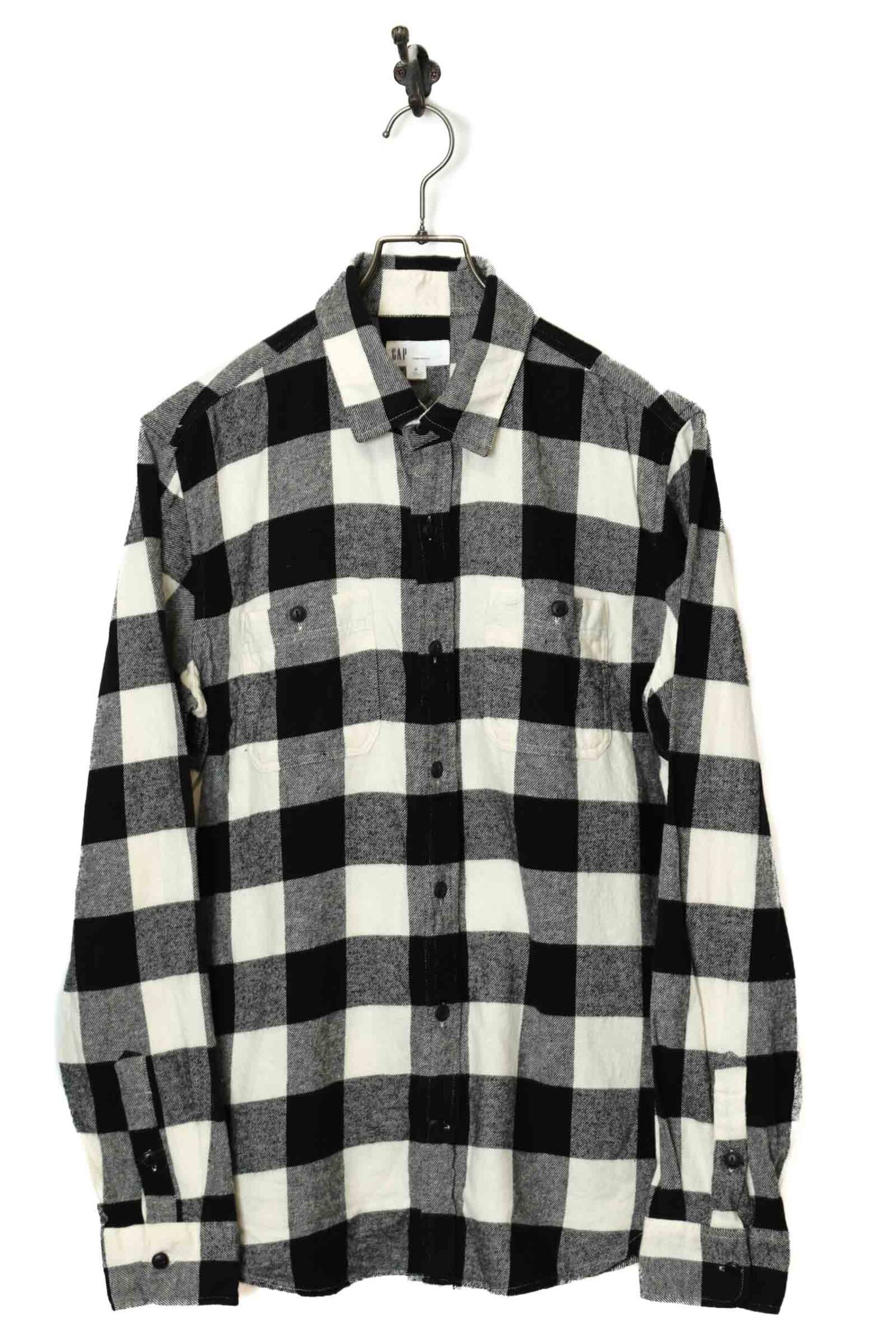 USED GAP CHECK SHIRT/M