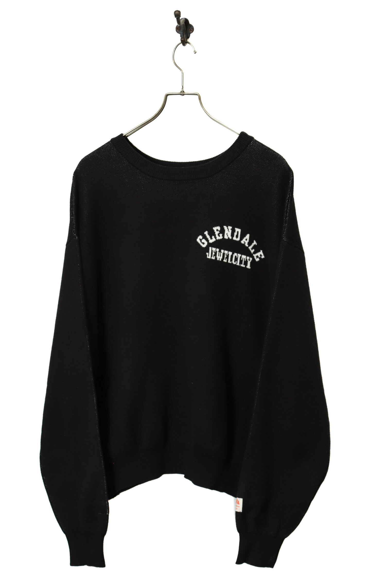 VINTAGE JAQUARD KNITED SWEATER/XL