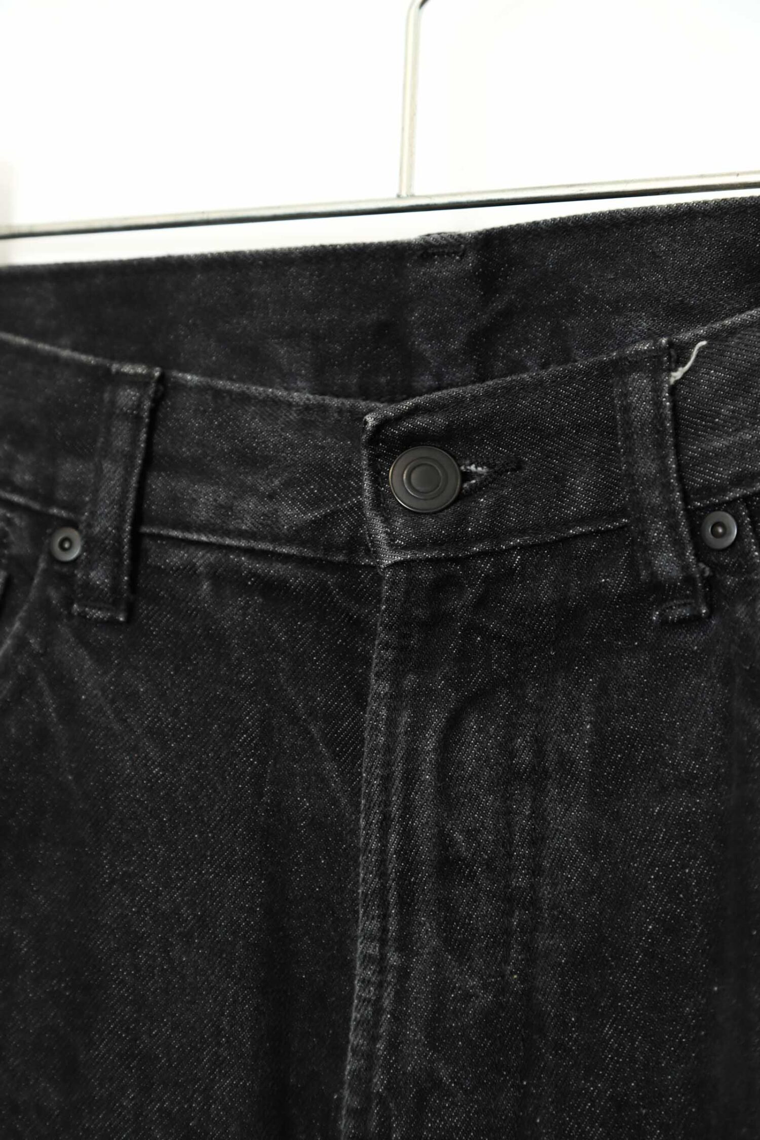 Alternative view of VINTAGE WIDE BLACK DENIM PANTS/W82