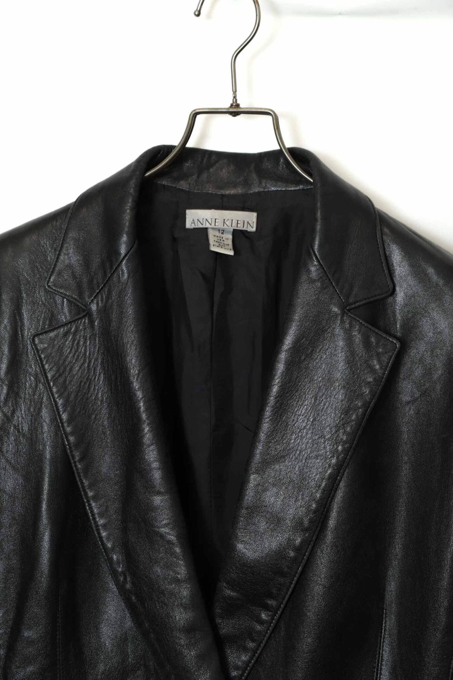 Alternative view of USED ANNE KLEIN LEATHER JACKET/MADE IN USA/M