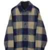 VINTAGE WOOLY CHECK PATTERN CPO JACKET/XL