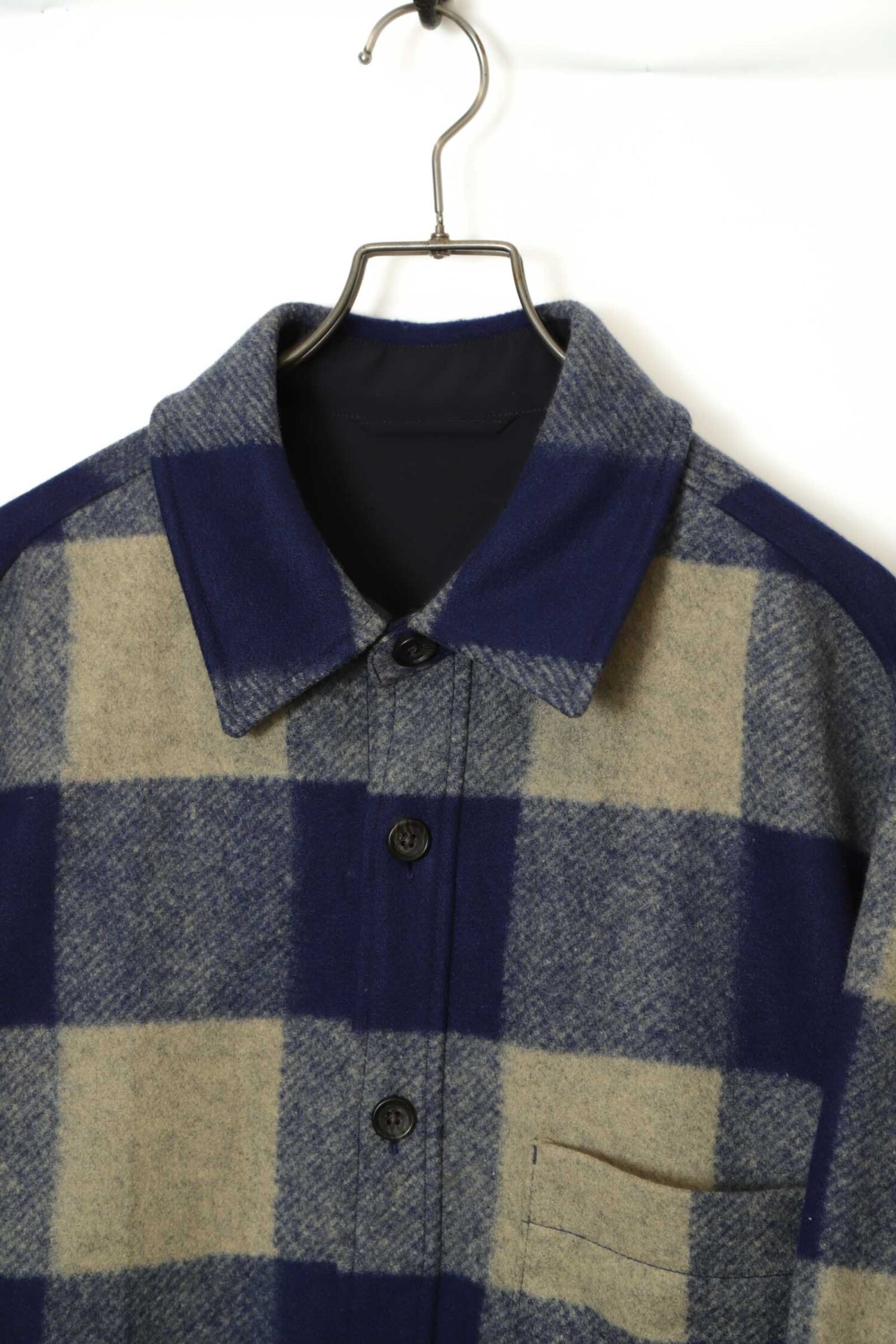 Alternative view of VINTAGE WOOLY CHECK PATTERN CPO JACKET/XL
