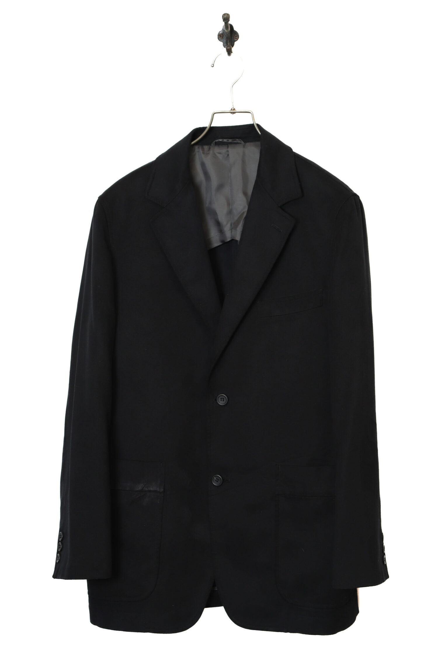 VINTAGE FAKE SUEDE TAILORED JACKET/L