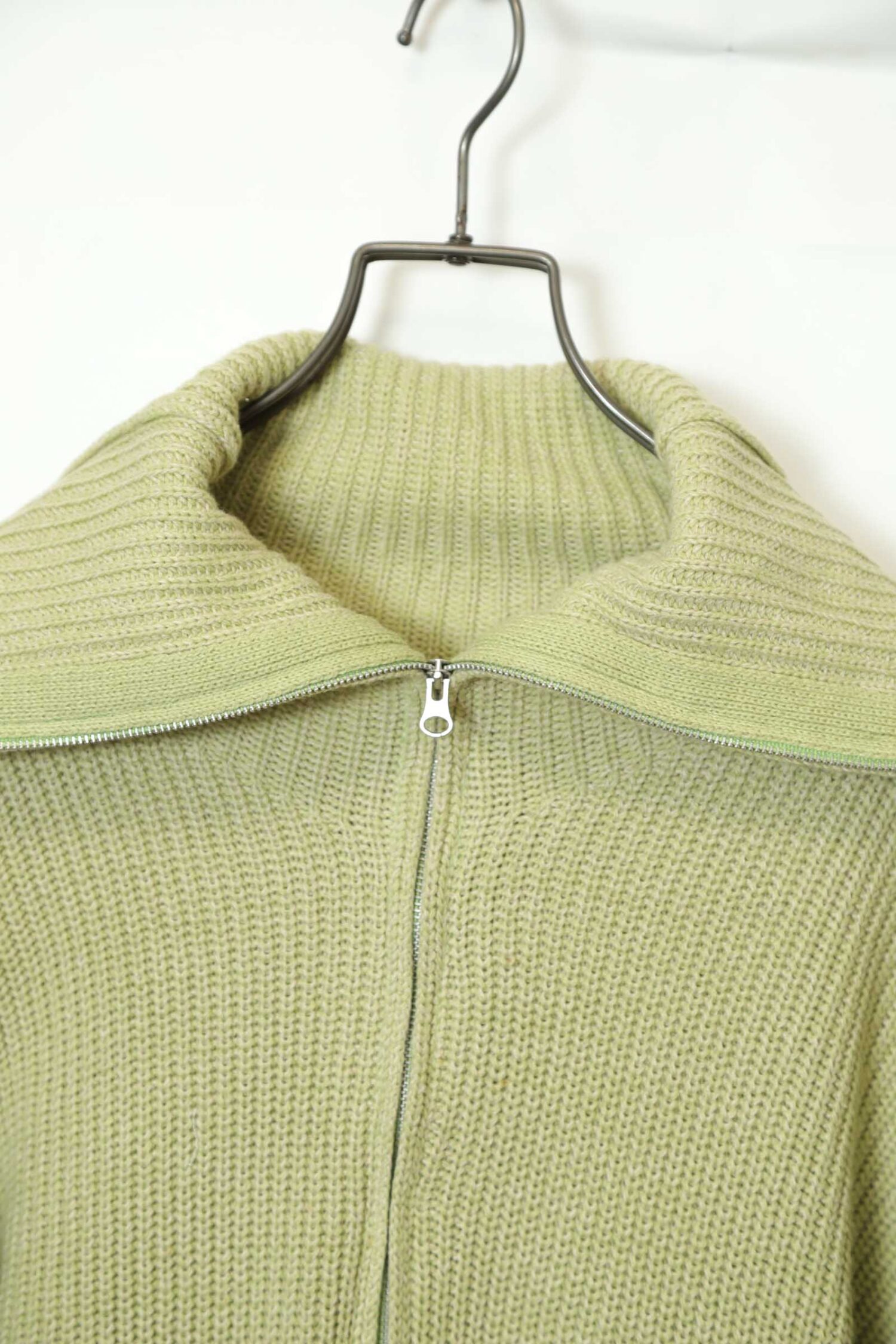 Alternative view of VINTAGE HALF ZIP KNITTED SWEATER/XL