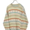 VINTAGE PATTERN KNITED SWEATER/L