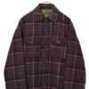 VINTAGE WOOLY CHECK PATTERN CPO JACKET/XL