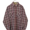USED BUDWEISER CHECK PATTERNED SHIRT/L
