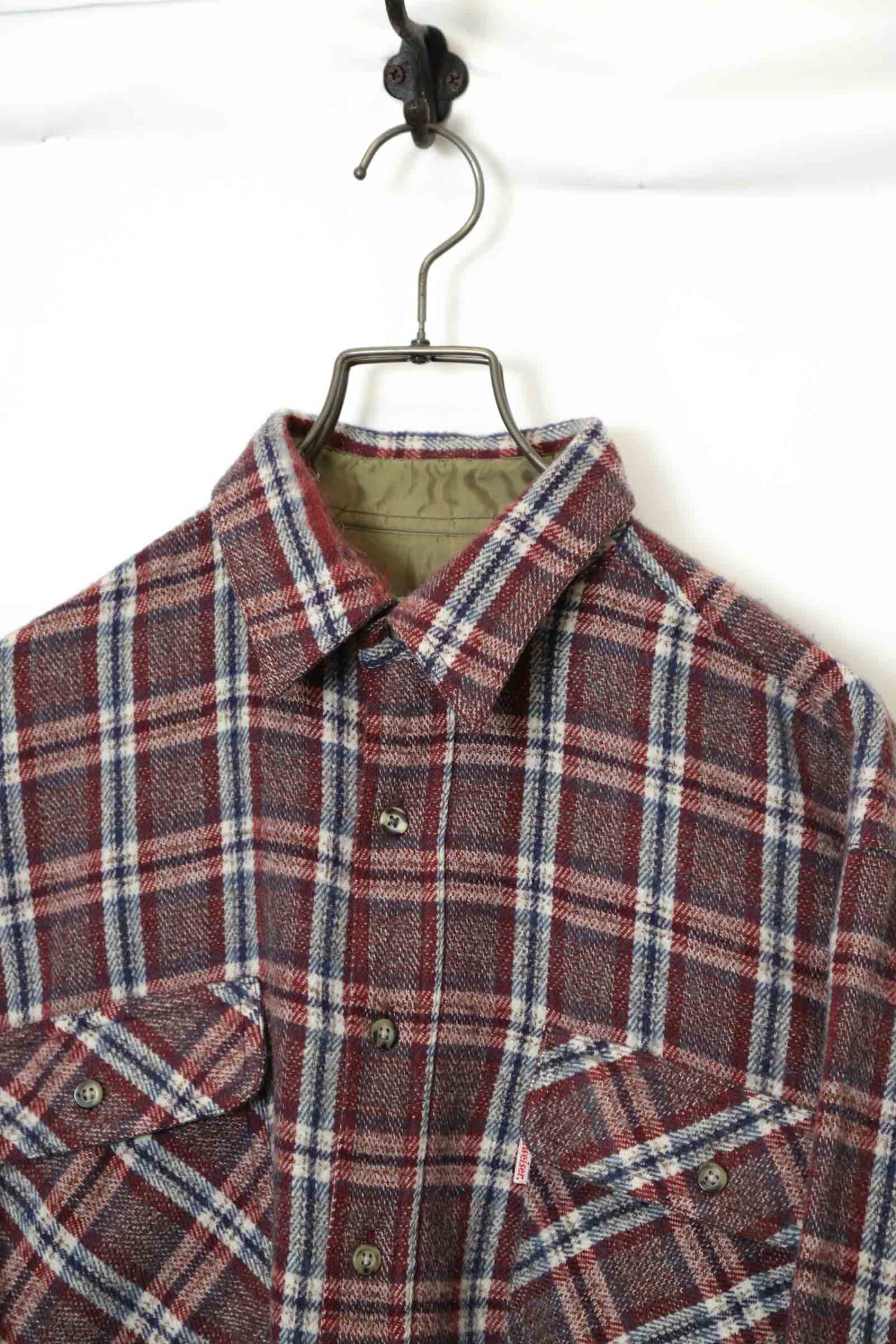Alternative view of USED BUDWEISER CHECK PATTERNED SHIRT/L