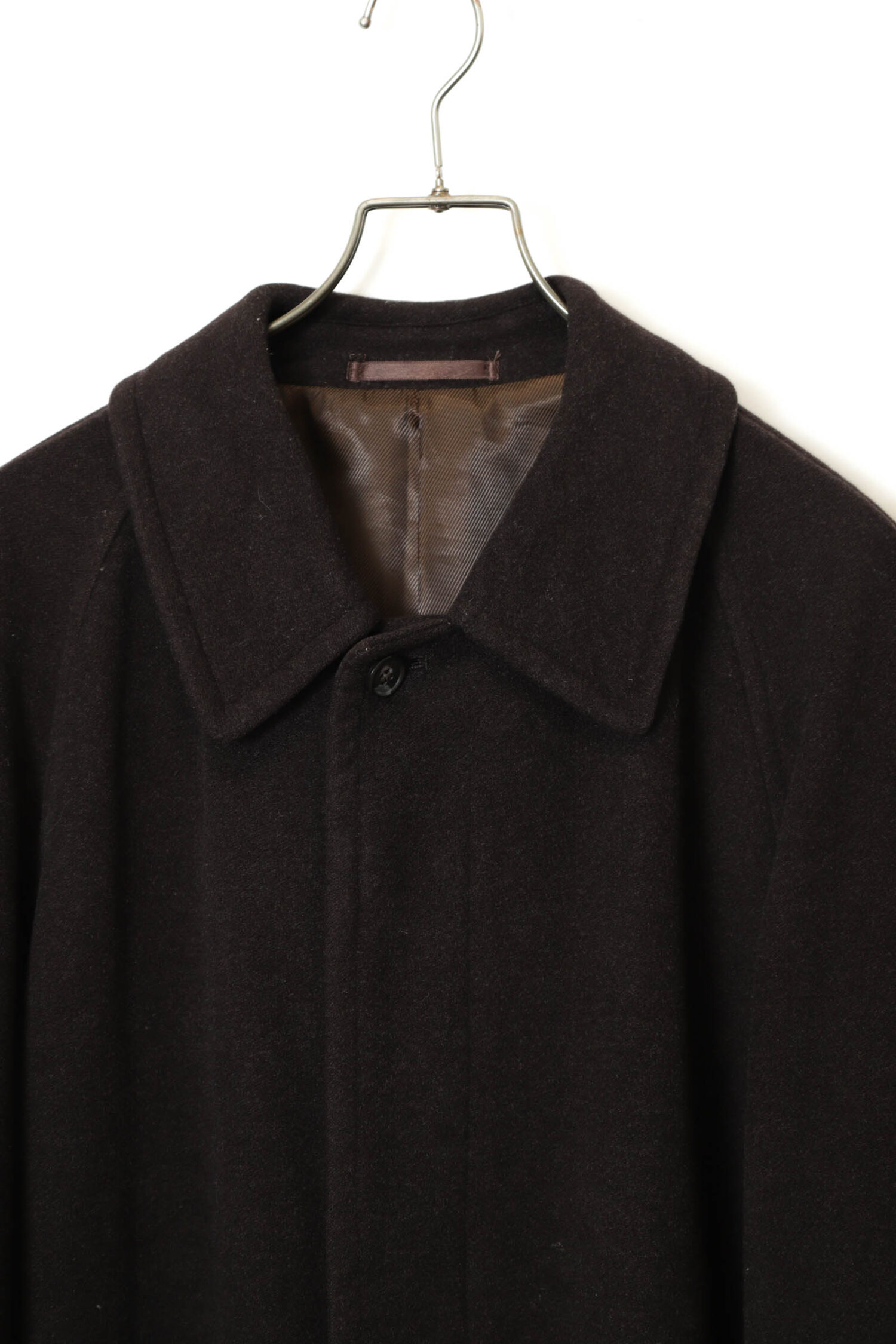 Alternative view of VINTAGE WOOL CONVERTIBLE COLLAR COAT/L